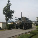 海田陸上自衛隊記念式典を見に行ってました