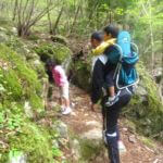 高知旅行2日目～四万十川源流を求めて家族でトレイルを歩く～