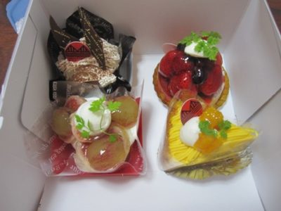 坂町のケーキ屋レクールのケーキでほっこり