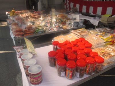 スグル食品でおつまみ即売会