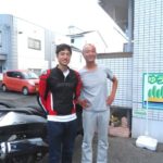 八幡川リバーマラソンで大活躍した大学生が遊びに来てくれた