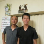 法政大学駅伝部の子が遊びに来てくれました