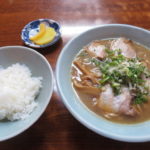 矢野町「光来」でラーメン定食からのランニング