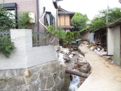 実家は落ち着いてきたので、ご近所にボランティアに行ってます