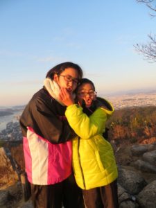 去年に続き、日浦山にて初日の出