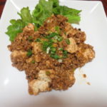 昨日に引き続き2度目の麻婆豆腐作りに挑戦してみた