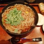 家族4人でいつもの蕎麦屋、たまにだから許して