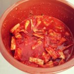 船越町の「笑(しょう)」にてカクテキ買って来た