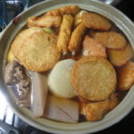 「おでん」作りに3時間、牛すじ肉の下処理が面白かった