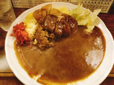 桃丘のササミチーズカツカレー