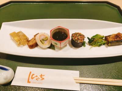 板前割烹ひぐちの前菜