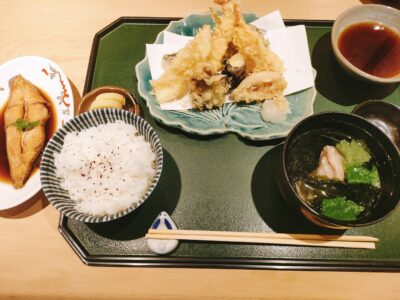 板前割烹ひぐちの天ぷら定食