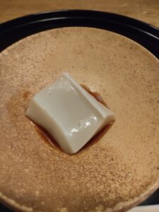 酒飯増亭の胡麻豆腐