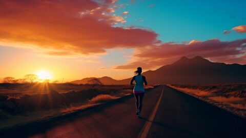 早朝ジョギング