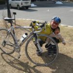 中央森林公園にてロードバイク試走