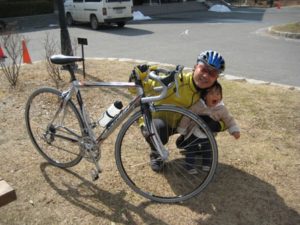 中央森林公園にてロードバイク試走