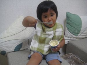 炎天下にランニング