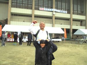 2013宮島クロカン出場、腰痛からの復帰レースでした