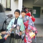 小雨の中をラン